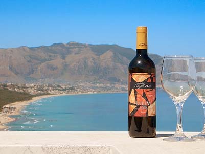 On the terrace of Appartamento Fasolaro in the coastal town of Balestrate On the terrace of Appartamento Fasolaro in the coastal town of Balestrate in Sicily