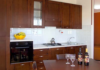 The kitchen of Appartamento Palinura The kitchen of Appartamento Palinura